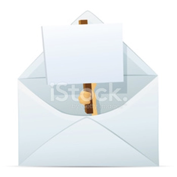 Protest Sign In Envelope