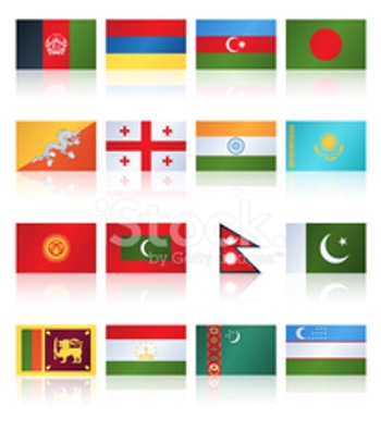 Popular Flat Flag West South Asia