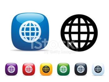 Simple Globe Icon Set