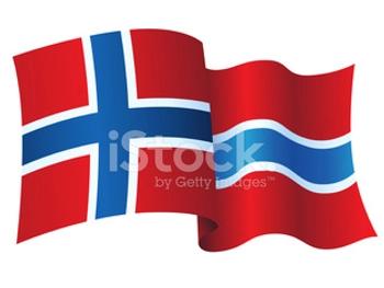 Waving Norway Flag