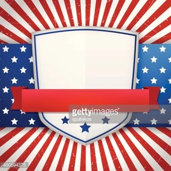 Vintage american shield