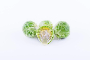 Brussels sprout isolated