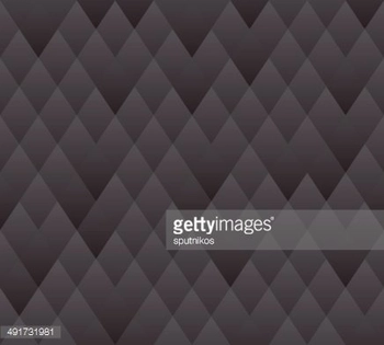 Vector seamless background, dark grey geometric texture.