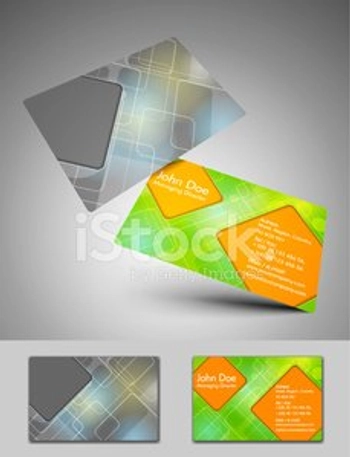 Business card template