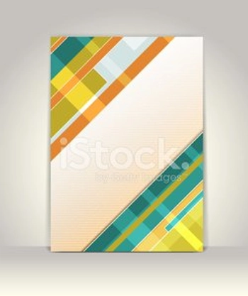 Flyer or brochure template, abstract design