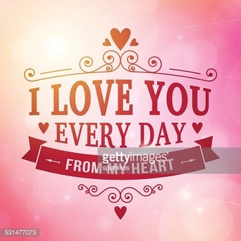 Valentine and wedding typography greeting card background