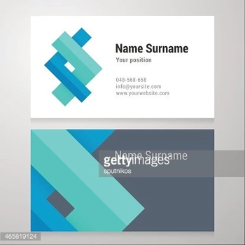 Business card template