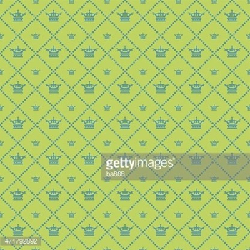 Vintage Pattern Wallpaper for Your Design Green