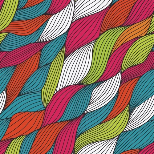 Abstract Colorful Yarn Background