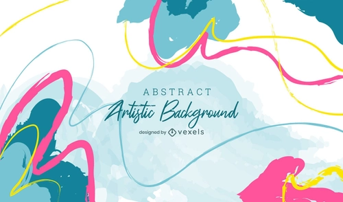 Abstract Twirls Background Design