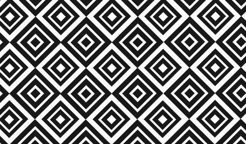 Black Diamond Square Pattern