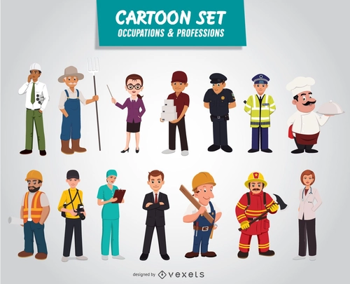 Cartoon Job Characters