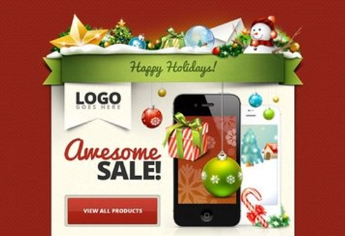 Christmas Email Free PSD Template