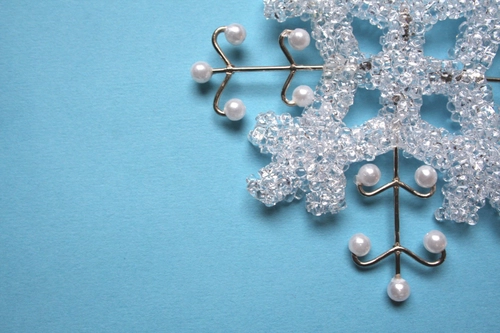 Christmas winter ornament background