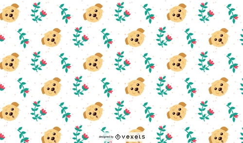 Cute Pet Floral Pattern