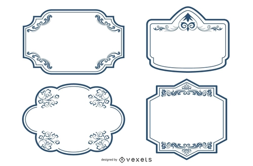 Elegant Flourish Frames