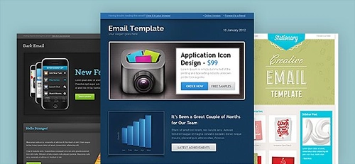 Email Template PSD Set 4