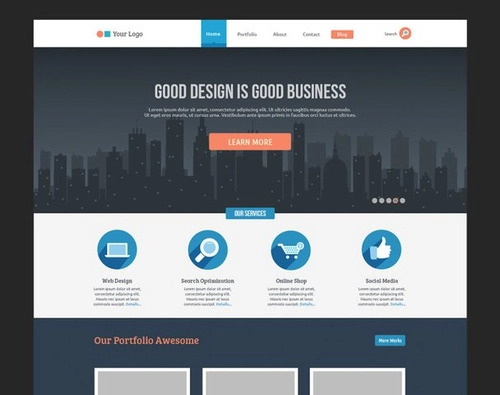 Flat Business Template