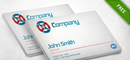 Free Business Card PSD Template