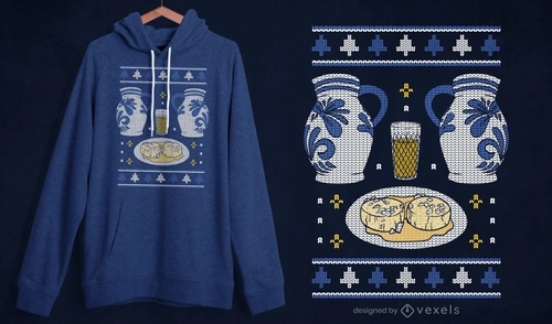 German Food Ugly Sweater Tee