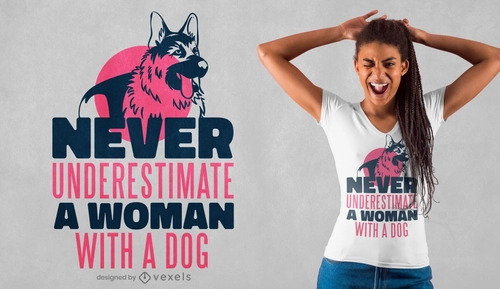 German Shepherd Lady Tee" #t-shirt dog woman pet-owner german-shepherd animal graphic-tshirt custom-t-shirt-design merch-for-creators