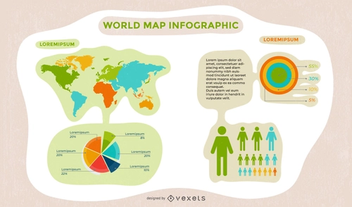 Global Comms Map Graphics