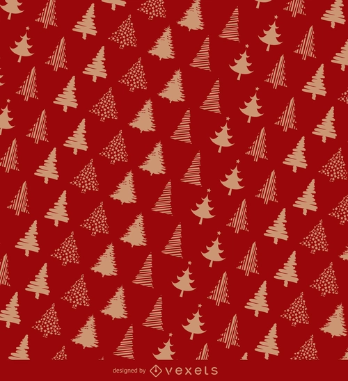 Holiday Pine Tree Pattern