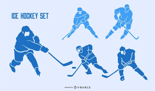 Ice Hockey Player Set