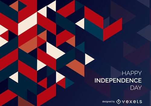 Independence Day Polygon Texture