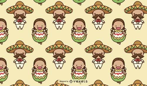 MexiCute Character Pattern