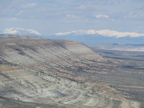 Mountain Landscape Near Rock Springs