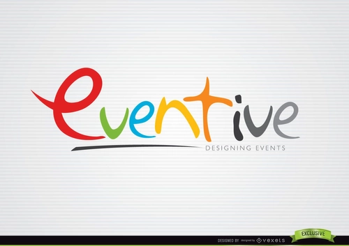 Multicolor Eventive Logo Design