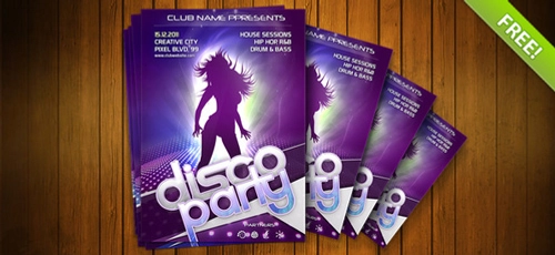 Night Club Flyer PSD Template