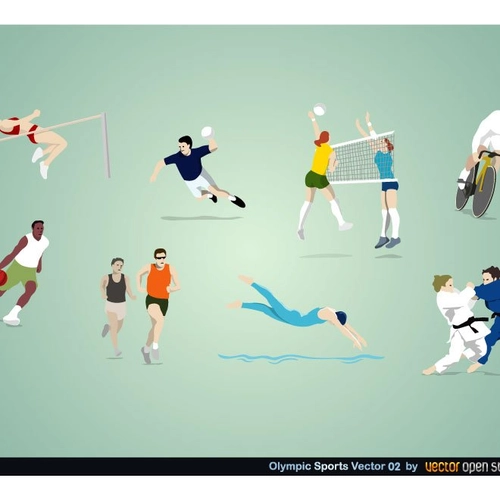 OLYMPIC SPORTS DISCIPLINES VECTOR.ai