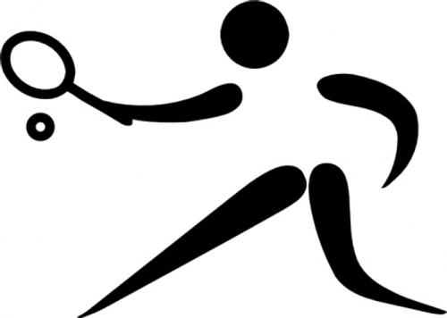 Olympic Sports Pictograms Olympic Sports Jeu De Paume Pictogram