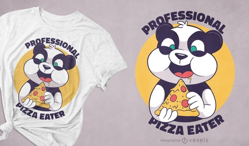 Panda Pizza Tee - Slice & Quote