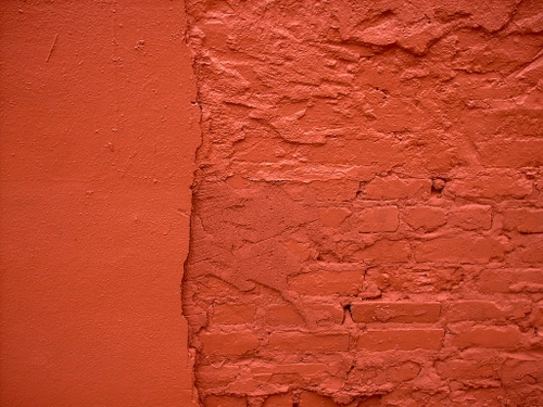 Red Painted Wall