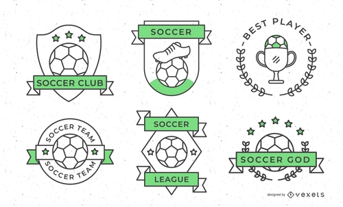 Soccer Game Logo Set