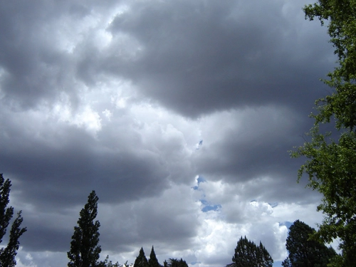 Storm clouds over Africa