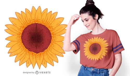 Sunflower Tee Graphic Design