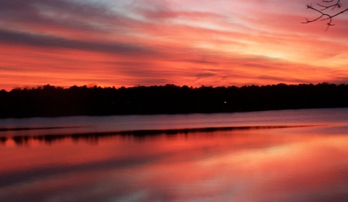 Sunset Over Lake 2