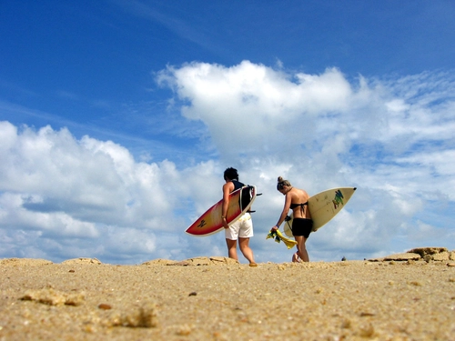 Summer, surf and sand