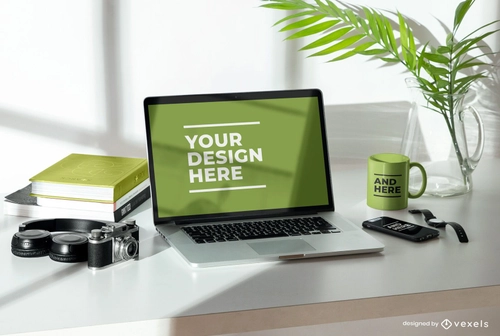 Tech Mockup Composition PSD