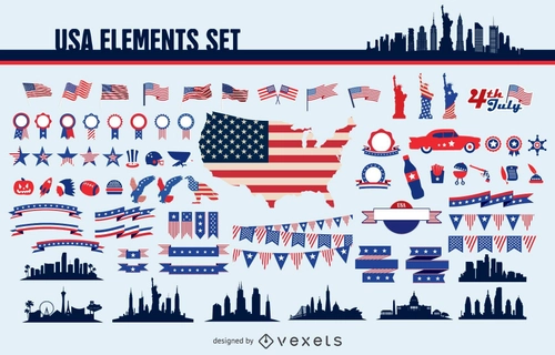 USA Elements Ribbon Set