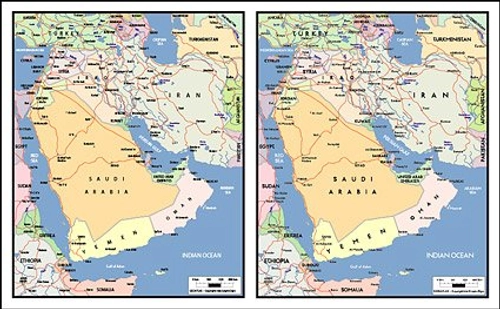 Vector map of the world exquisite material - the Arabian Pen