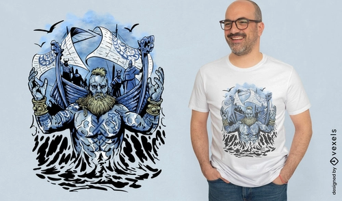 Viking Ship Warrior Tee