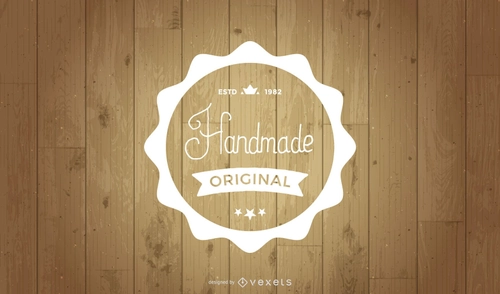 Vintage Wooden Label Texture