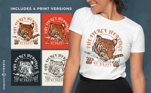 Wild Tiger Tee Variations