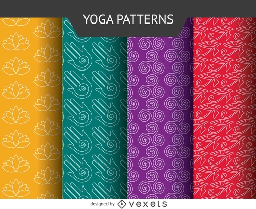 Yoga Zen Pattern Set