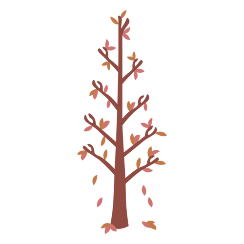 Autumn Botanic Leaf Tree Icon